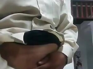 Corona Prevention Squad Lady Fingering Pussy