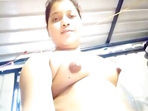 Chubby Bhabhi Topless Show Selfie Cam Video