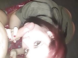 Mama Sucks Daddys Dick Like A Good Girl, Deep Deep In Her Slutty Throat