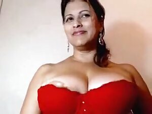 Breasty bumpers Sumitra aunty in her 2nd mms movie