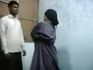 Bengali pros with her client in hotel room