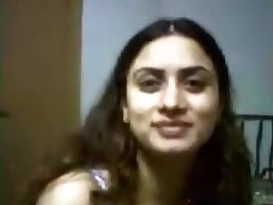 I take of my indian wifes brassiere and play with her brown nipps