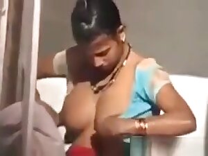 Indian Watched By A Voyeur Bathing Outside