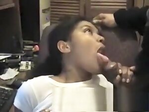POV movie with Indian woman getting facialed and coming