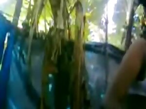 Self shoot out taking washroom