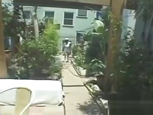 Mature Indian Nurse With A White Patient