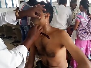 Indian HeadShave Man
