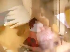 Schoolgirls pissing