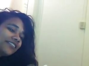 lactating indian immature engulfing his dark ding-dong & balls