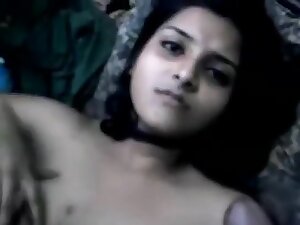 Desi GF Sofia Boobs Show Smooch & Blowjob to BF