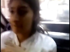 Blowjob inside the car and suck dick