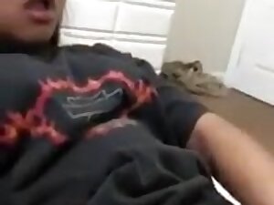 Indian Milf rubbing her pussy for her lover