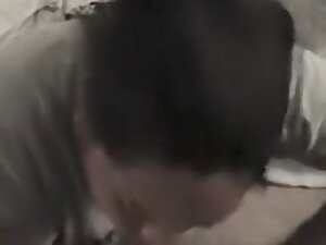 Asian bitch sucking my dick