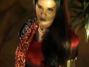 Brunette Lady Dancing In The Dark