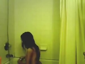 Indian Girl under the shower