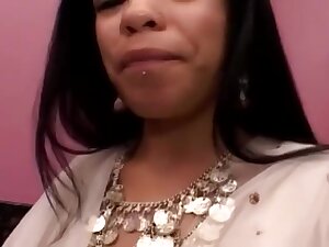 Sexy Amateur Latin Babe Rides Thick Dick